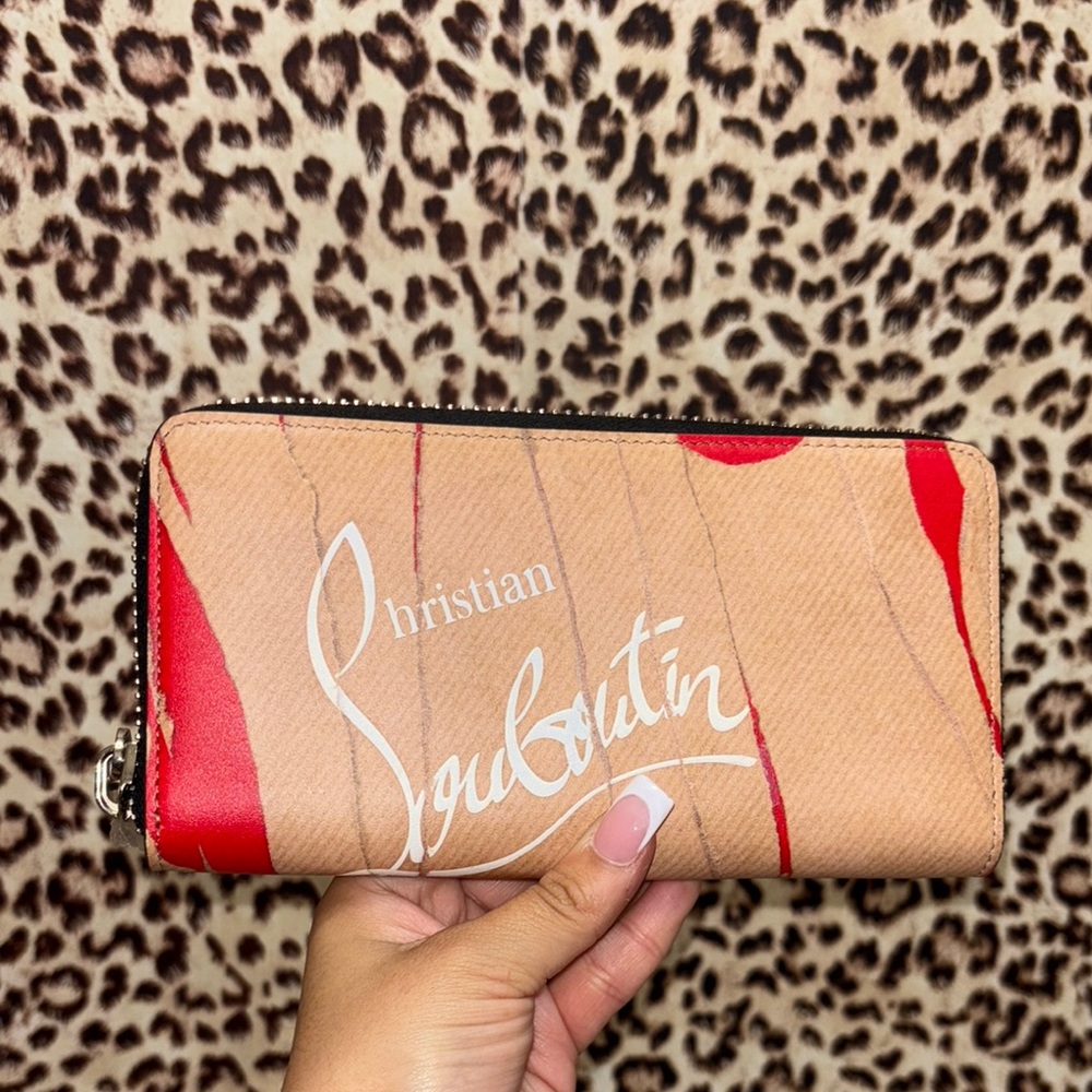 Christian Louboutin Paloma Kraft PVC Wallet